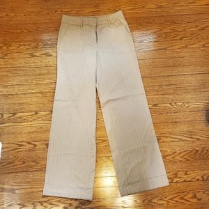 Tan Pin Stripe Pants